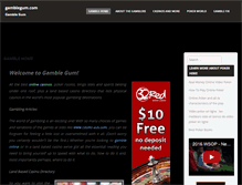 Tablet Screenshot of gamblegum.com
